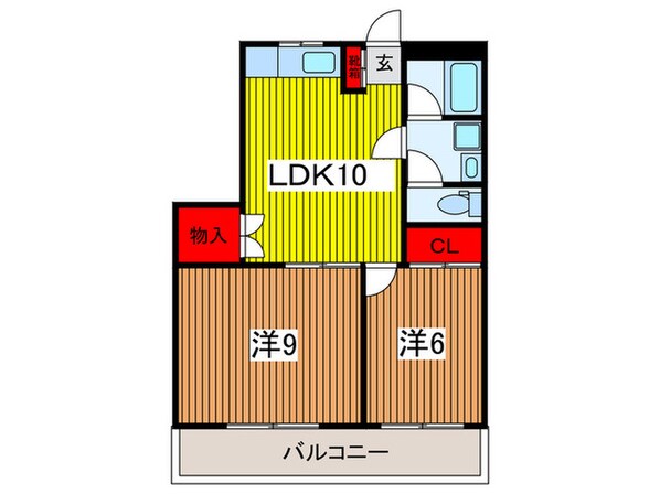 グリ―ンヒルズ浦和の物件間取画像